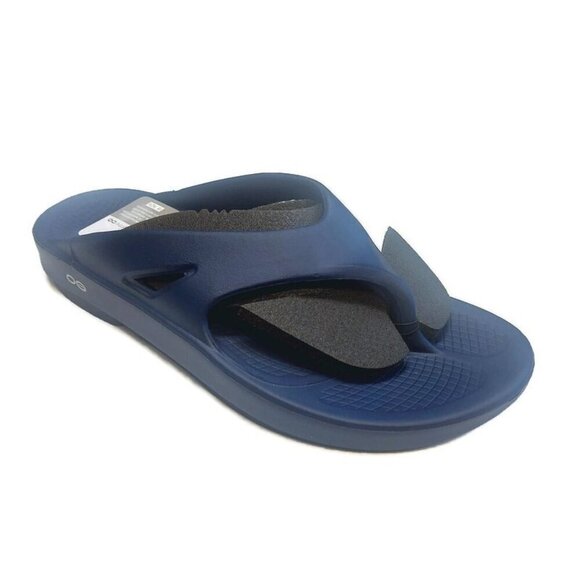 OOFOS Other - OOFOS Mens Size 12 Womens Size 14 Ooriginal Recovery Slide Pool Sandal Navy Blue